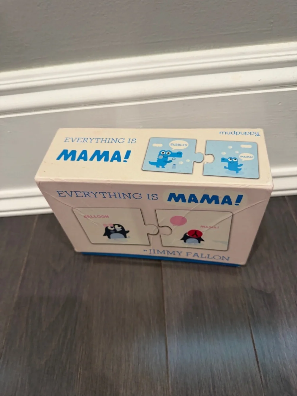 Everything Is Mama! Kids Animal Puzzle by Jimmy Fallon Pink & Blue Baby Toddler